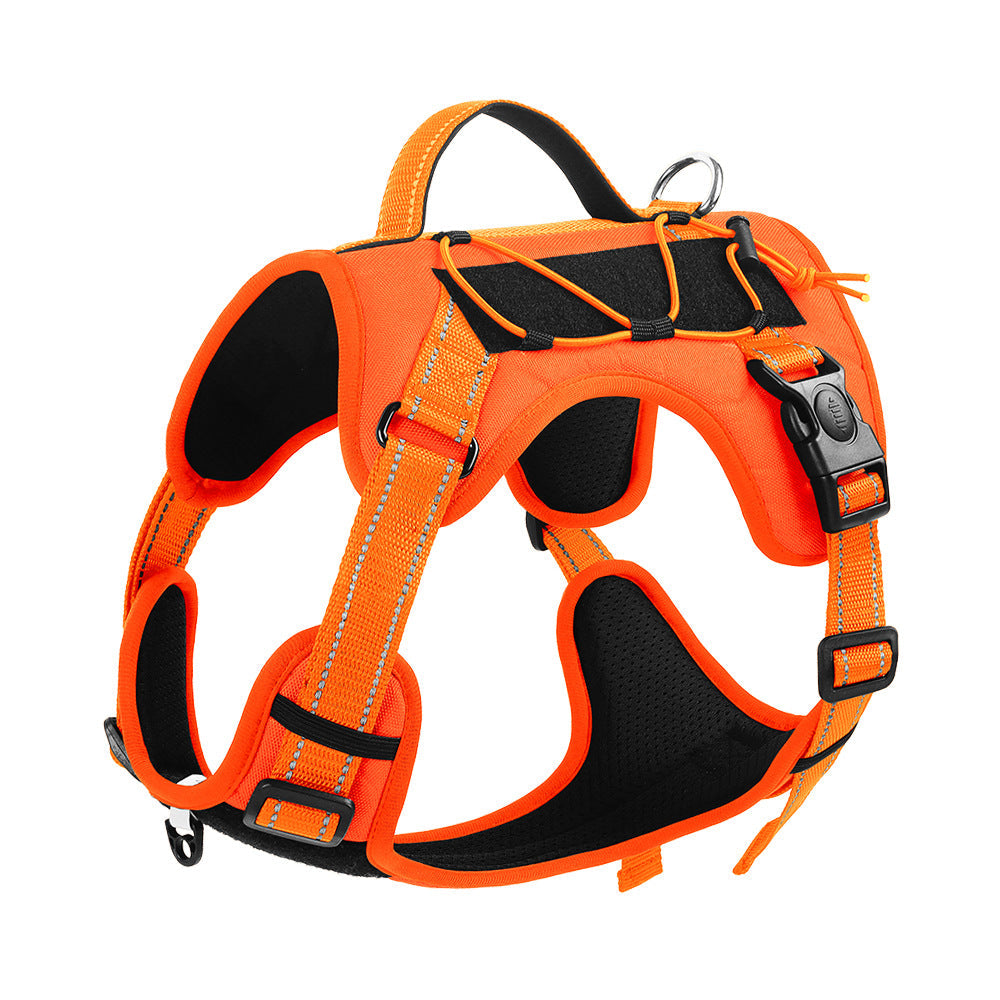 KFX-3462717 Reflective Safety Dog Harness with Full Grip Handle and Explosion-Proof Design