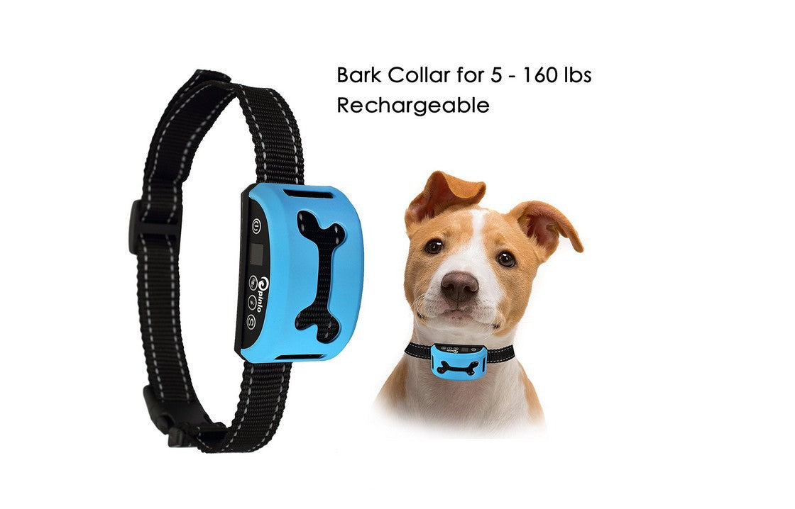 KFX-3474109 Rechargeable Smart Induction Bark Collar with Sound, Vibration, and Shock Settings