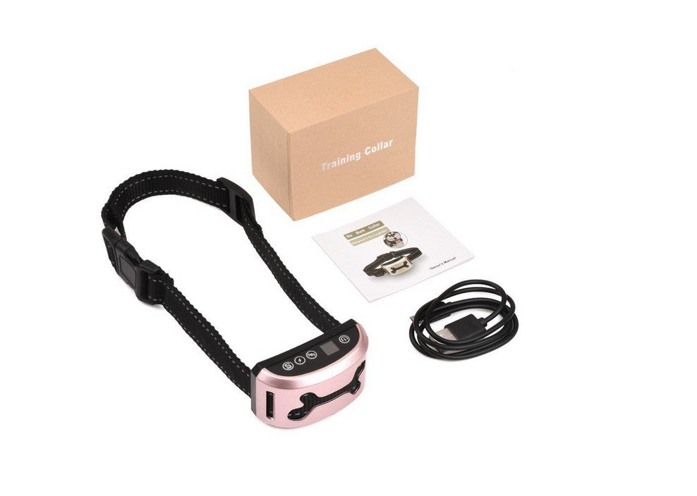 KFX-3474109 Rechargeable Smart Induction Bark Collar with Sound, Vibration, and Shock Settings