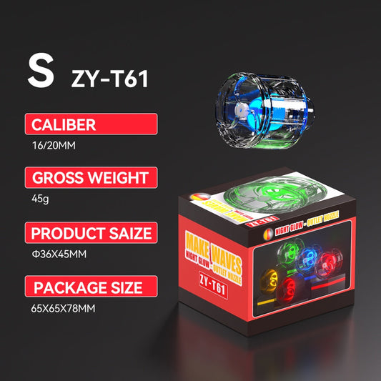 KFX-3477693 Glow-In-The-Dark Fish Tank Wave Maker with Multi-Pipeline Compatibility