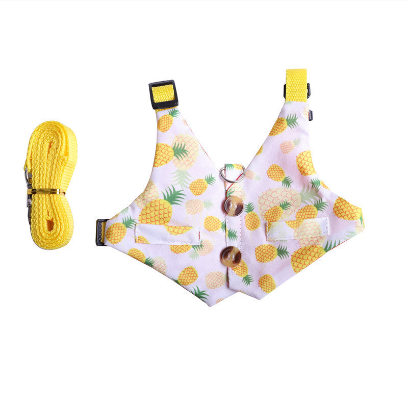 KFX-3478205 Pet Chest Strap with Rabbit Design and Traction Rope – Various Dress Styles Available