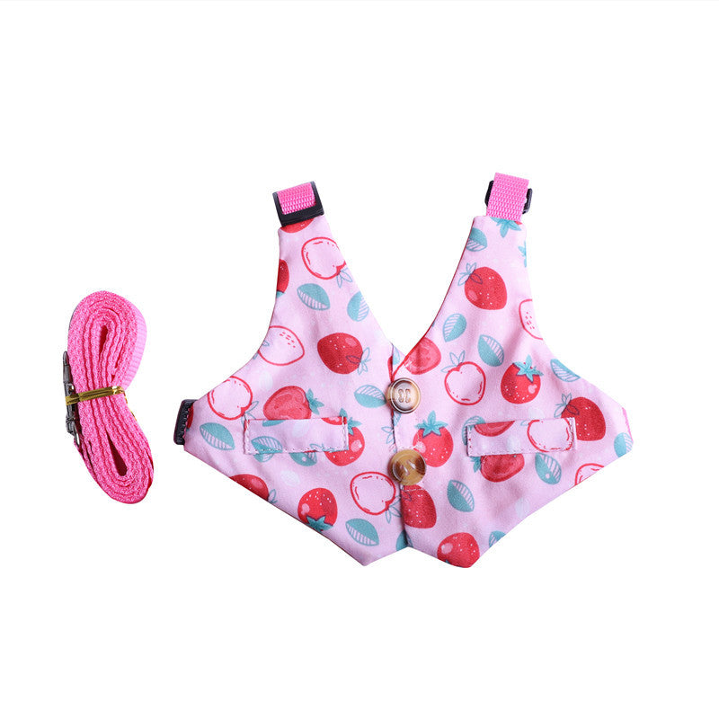 KFX-3478205 Pet Chest Strap with Rabbit Design and Traction Rope – Various Dress Styles Available