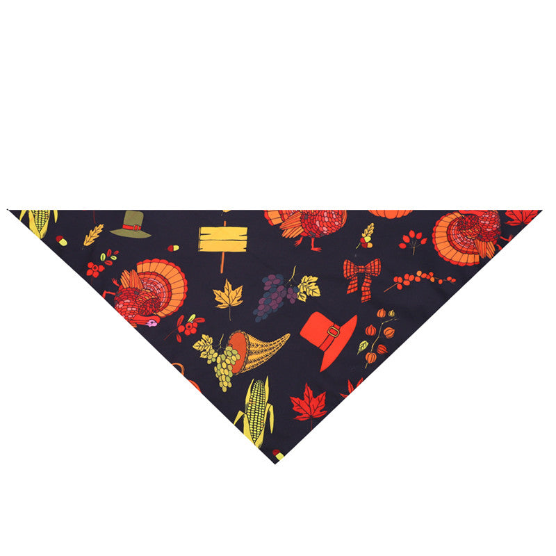 KFX-3481789 Thanksgiving Turkey Pet Costume for Small to Medium Pets - Fits Neck Circumference 25-48CM