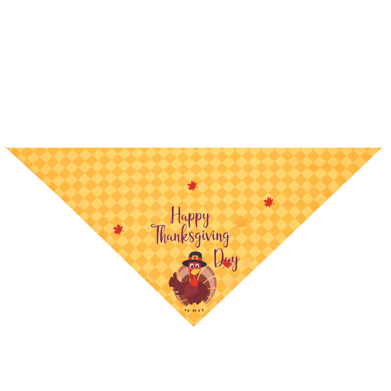 KFX-3481789 Thanksgiving Turkey Pet Costume for Small to Medium Pets - Fits Neck Circumference 25-48CM