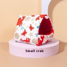 KFX-3484221 Warm Winter Bird Nest for Small Pets - Soft Cotton and Sponge with Various Designs