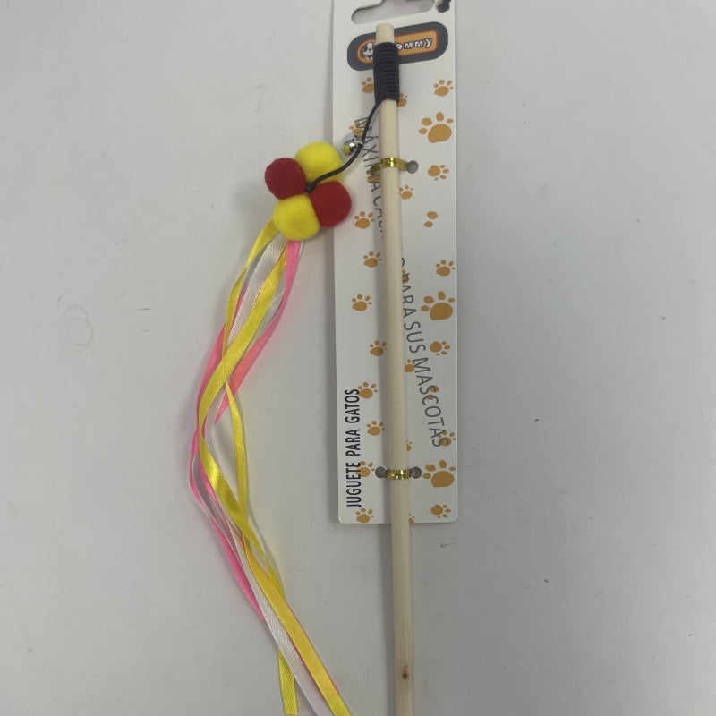KFX-3484989 Interactive Cat Teaser Stick with Pole for Engaging Playtime