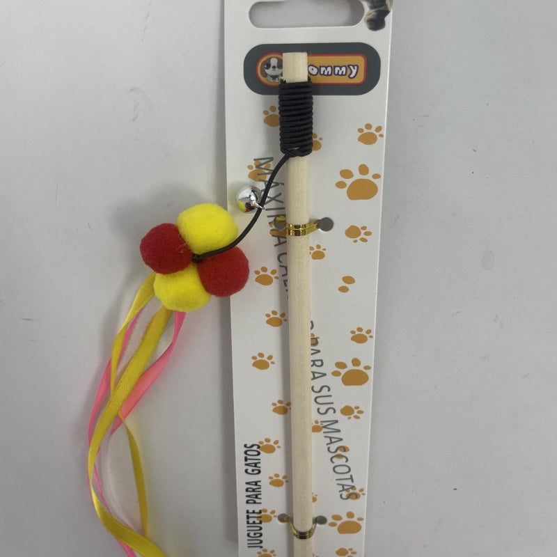 KFX-3484989 Interactive Cat Teaser Stick with Pole for Engaging Playtime