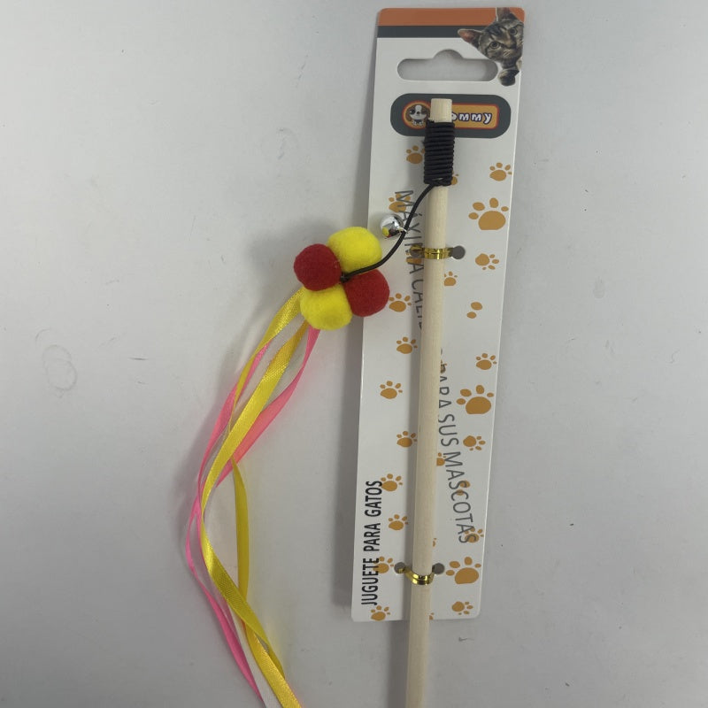 KFX-3484989 Interactive Cat Teaser Stick with Pole for Engaging Playtime