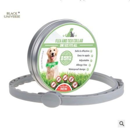 KFX-3486141 Dog Mosquito Repellent Collar with Essential Oils - Waterproof and Safe Insect Control for Pets