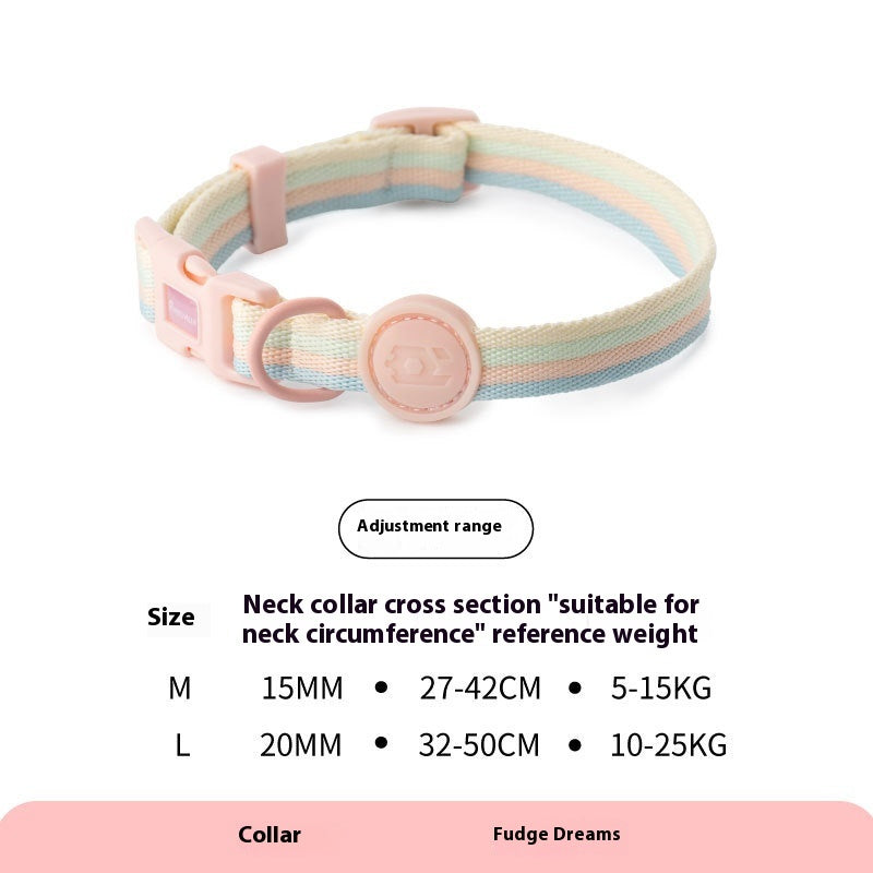KFX-3487421 Retro Hand-Holding Rope Dog Collar Vest for Small and Medium-Sized Dogs
