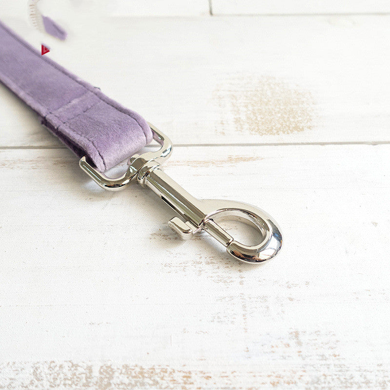 KFX-3489725 Light Purple Polyester Dog Traction Belt - Size XS to XL