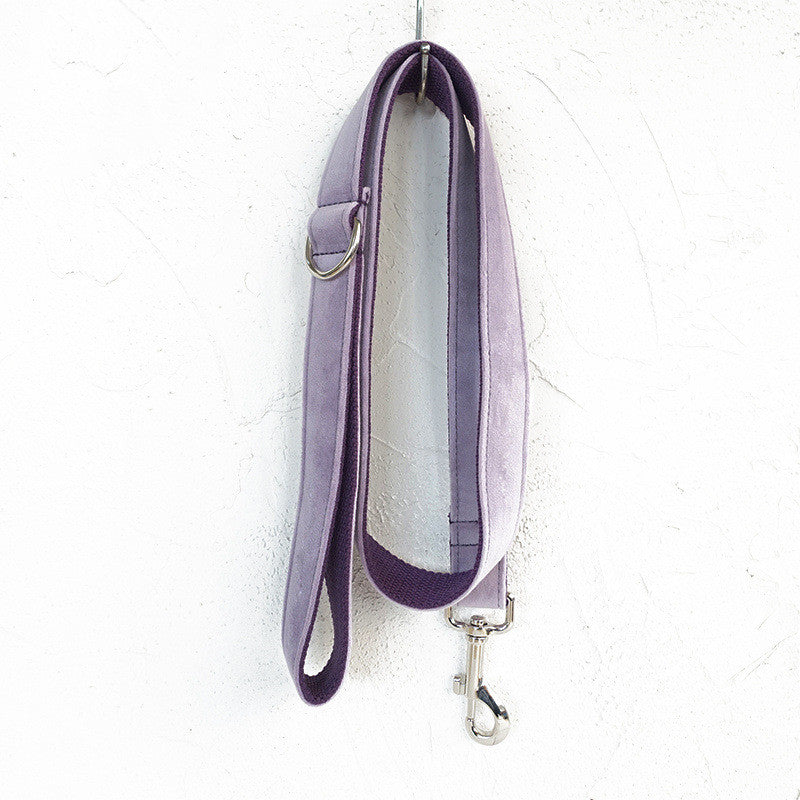 KFX-3489725 Light Purple Polyester Dog Traction Belt - Size XS to XL