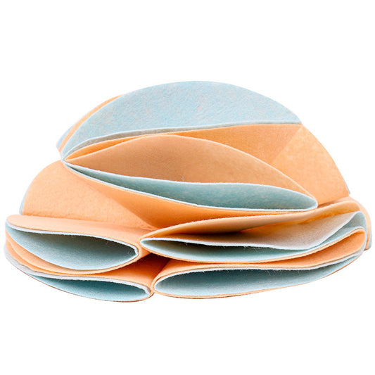 KFX-3490749 Multi-Size Sniffing Pet Mats for Slow Feeding and Training - Beige, Turquoise, Orange Blue Felt Design