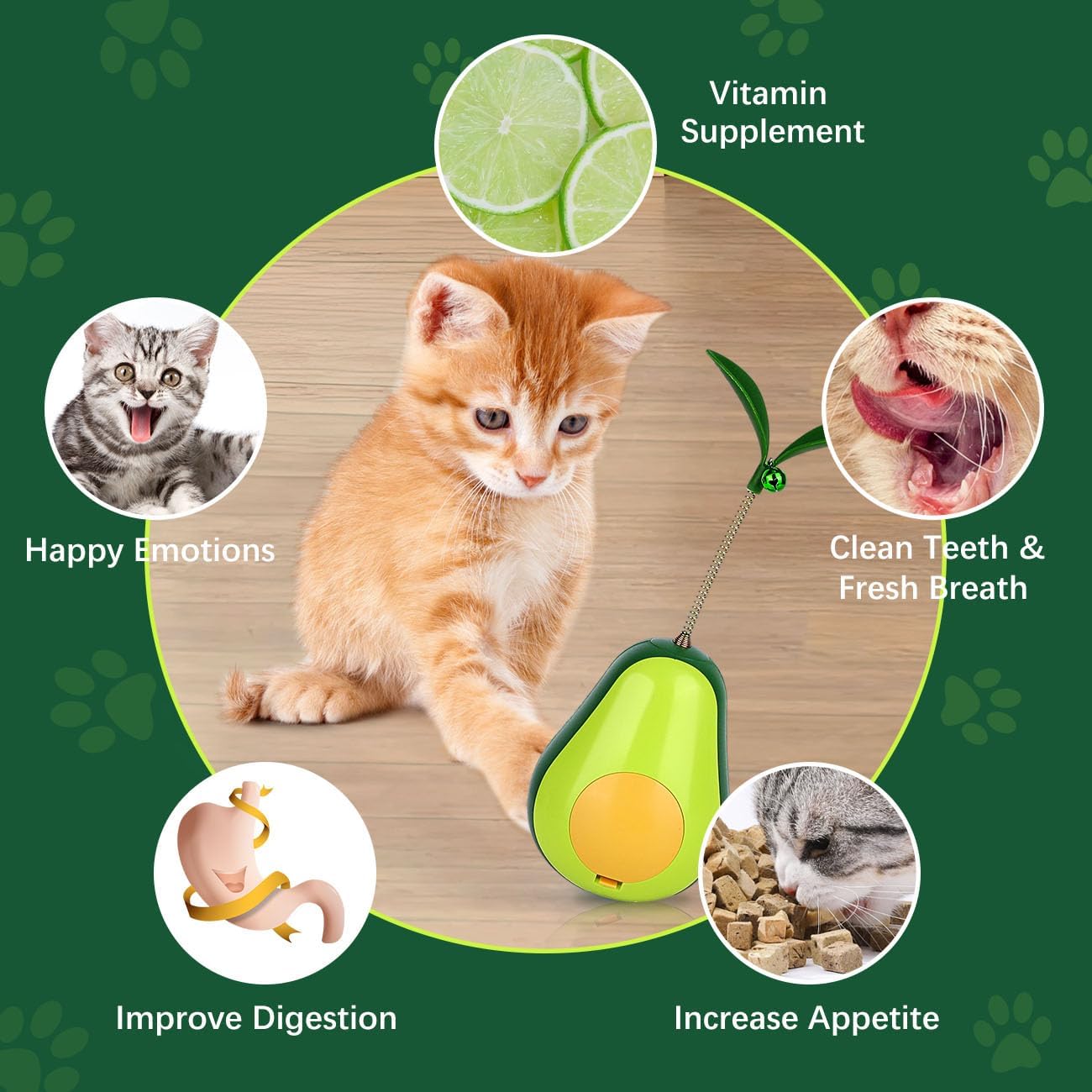 KFX-3493181 Catnip Feeder and Self-Grooming Cat Toy with Corner Massage Scraper for Indoor Cats