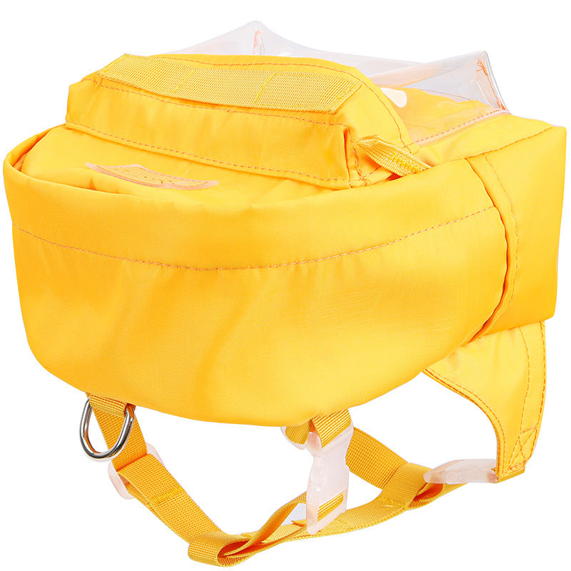 KFX-3495485 Trendy Chest Strap Travel Bag for Cats and Puppies, Waterproof TPE Material, Available in Yellow, Blue, Green