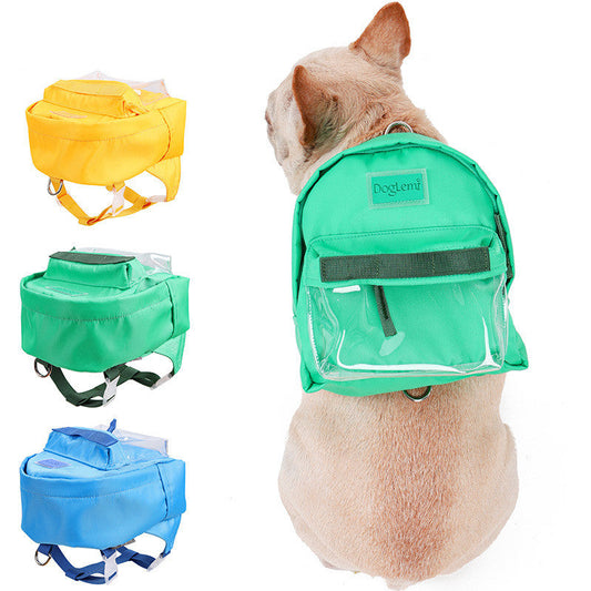 KFX-3495485 Trendy Chest Strap Travel Bag for Cats and Puppies, Waterproof TPE Material, Available in Yellow, Blue, Green