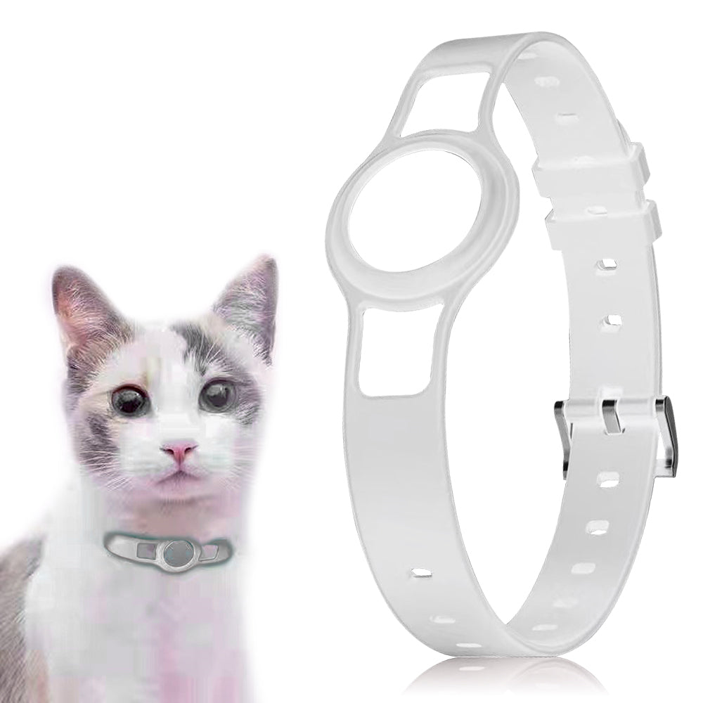 KFX-3497661 Silicone Anti-Lost Pet Collar with Location Tracker – Durable, Adjustable, Available in Multiple Colors