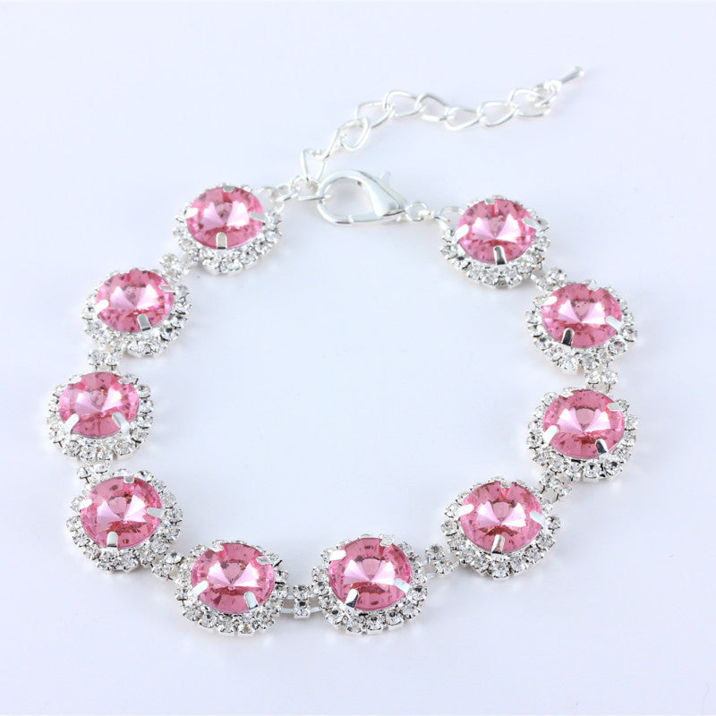 KFX-3498301 Rhinestone Dog Necklace with Extension Chain in Multiple Colors