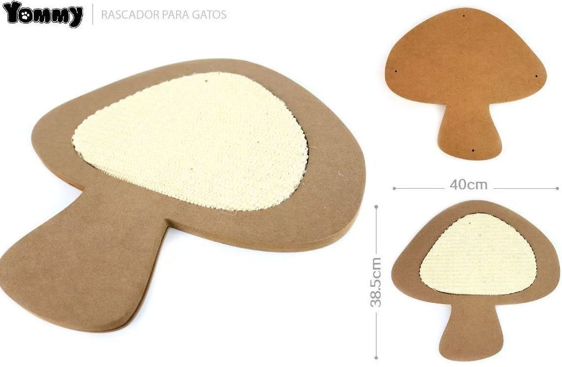 KFX-3501629 Mushroom Shaped Cat Scratching Post for Play and Relief