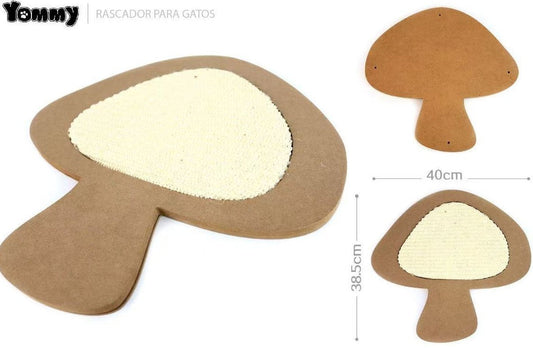 KFX-3501629 Mushroom Shaped Cat Scratching Post for Play and Relief