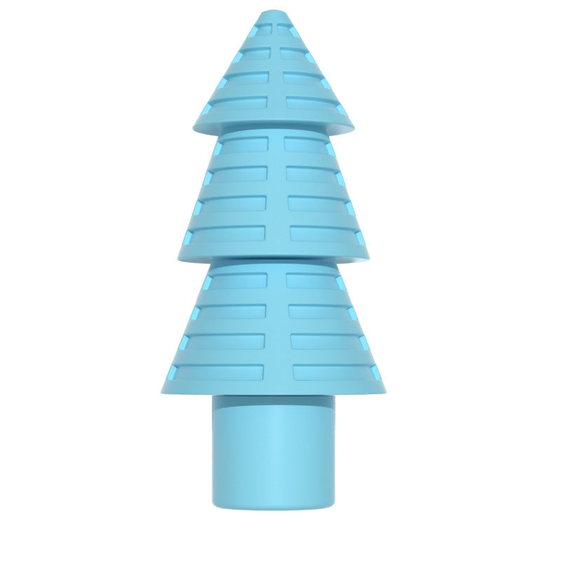 KFX-3504061 Medium Bite-Resistant TPR Pet Toy Christmas Tree in Various Colors