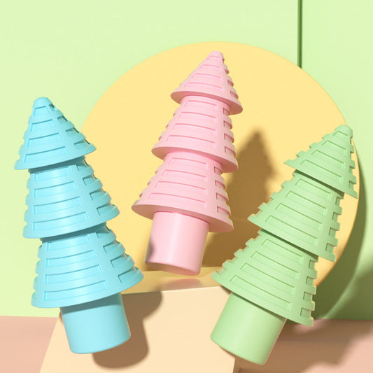 KFX-3504061 Medium Bite-Resistant TPR Pet Toy Christmas Tree in Various Colors