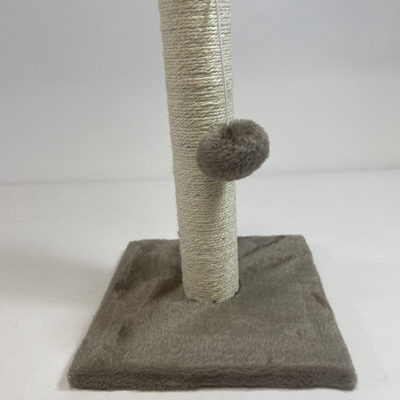 KFX-3504701 Brown Cat Climbing Tree with Multi-Level Platforms and Scratching Posts