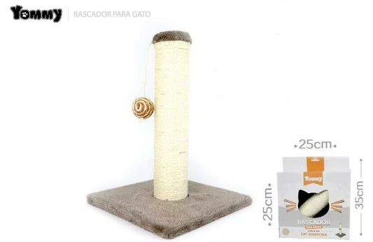 KFX-3504701 Brown Cat Climbing Tree with Multi-Level Platforms and Scratching Posts