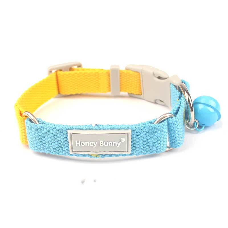 KFX-3505213 Colorful Pet Collar and Leash Set with Bells - Multiple Color Options Available