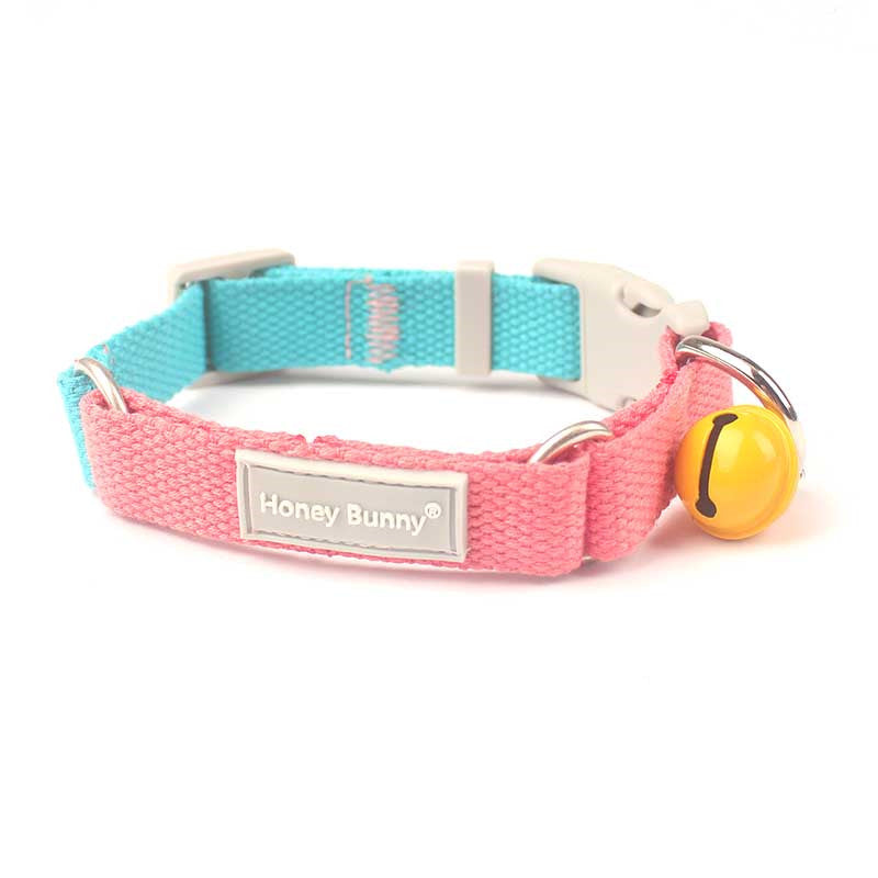 KFX-3505213 Colorful Pet Collar and Leash Set with Bells - Multiple Color Options Available