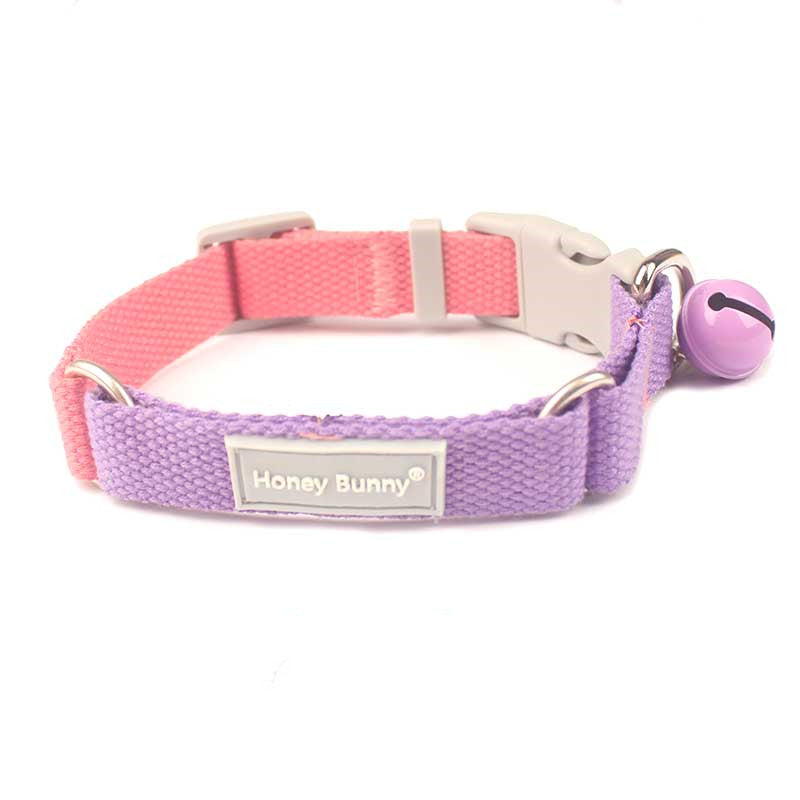 KFX-3505213 Colorful Pet Collar and Leash Set with Bells - Multiple Color Options Available