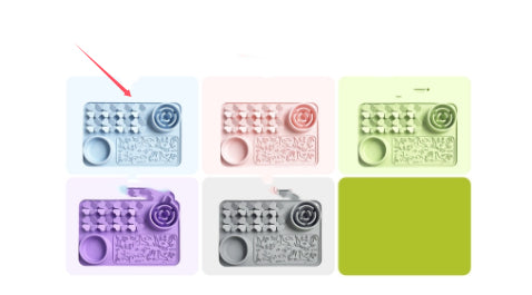 KFX-3506237 Silicone Pet Bowl in Various Colors for Dogs and Cats