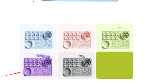 KFX-3506237 Silicone Pet Bowl in Various Colors for Dogs and Cats