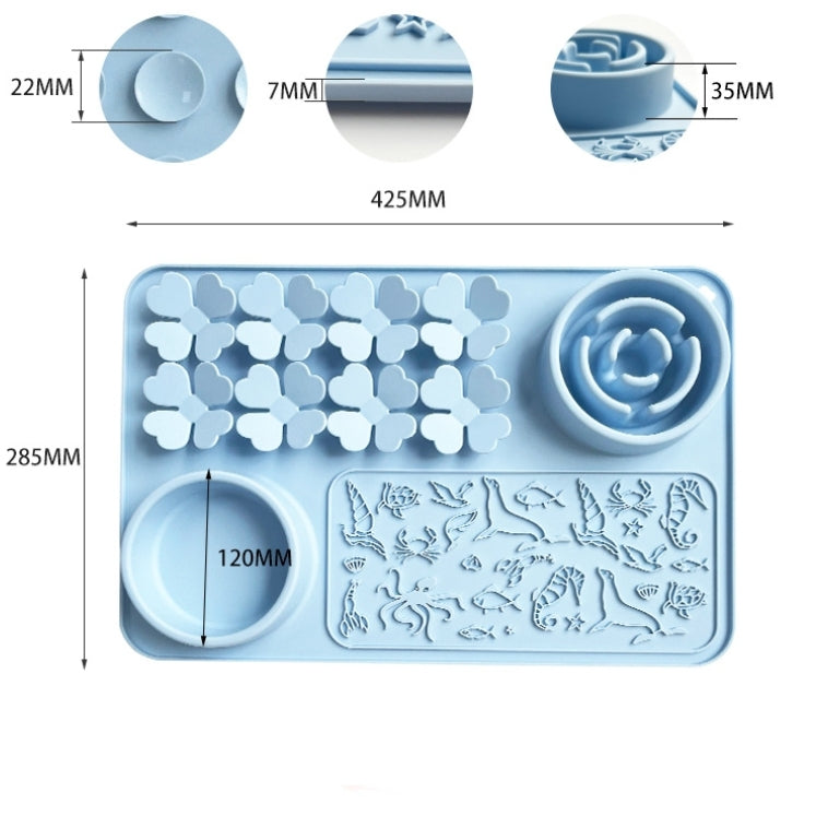 KFX-3506237 Silicone Pet Bowl in Various Colors for Dogs and Cats
