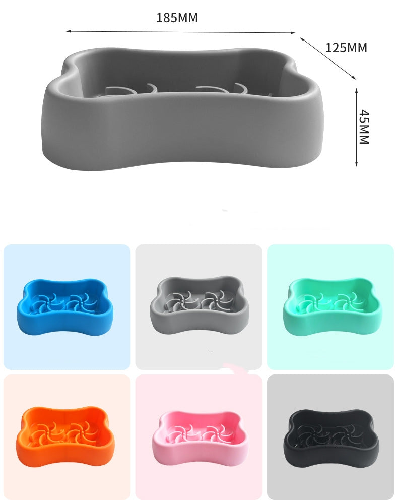 KFX-3506237 Silicone Pet Bowl in Various Colors for Dogs and Cats