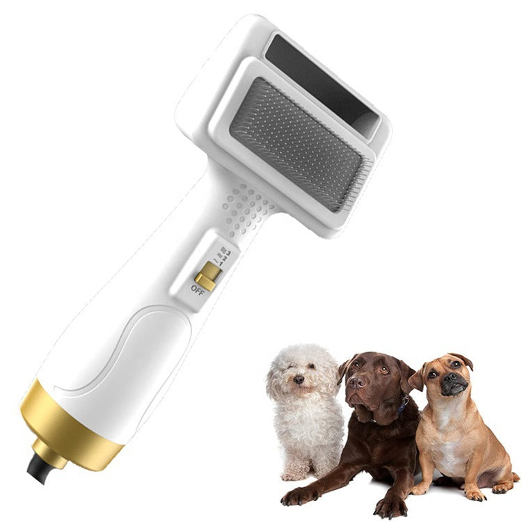 KFX-3512765 Pet Hair Dryer with ABS Material and 360° Rotating Power Cord, 380W, White