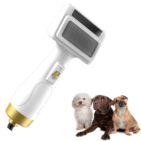 KFX-3512765 Pet Hair Dryer with ABS Material and 360° Rotating Power Cord, 380W, White
