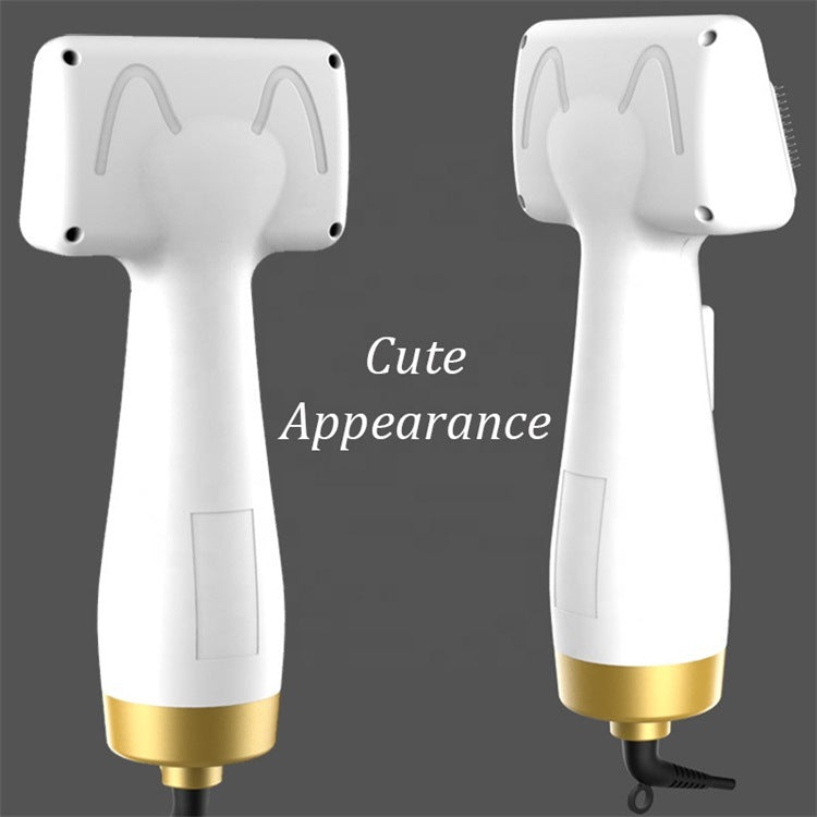 KFX-3512765 Pet Hair Dryer with ABS Material and 360° Rotating Power Cord, 380W, White