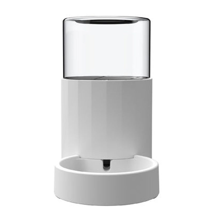 KFX-3513149 Automatic Plastic Cat Water Dispenser and Feeder Set - Easy to Clean, Eco-Friendly, White