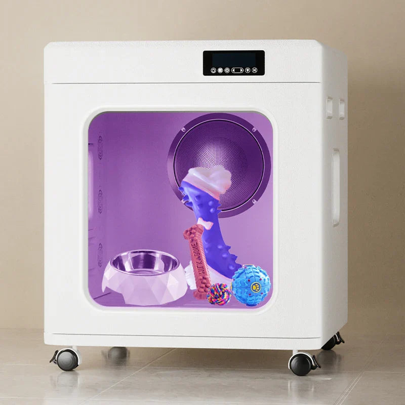 KFX-351443 Super Capacity 200L Pet Hair Dryer Box with 360° Airflow and Time Control for Cats and Dogs