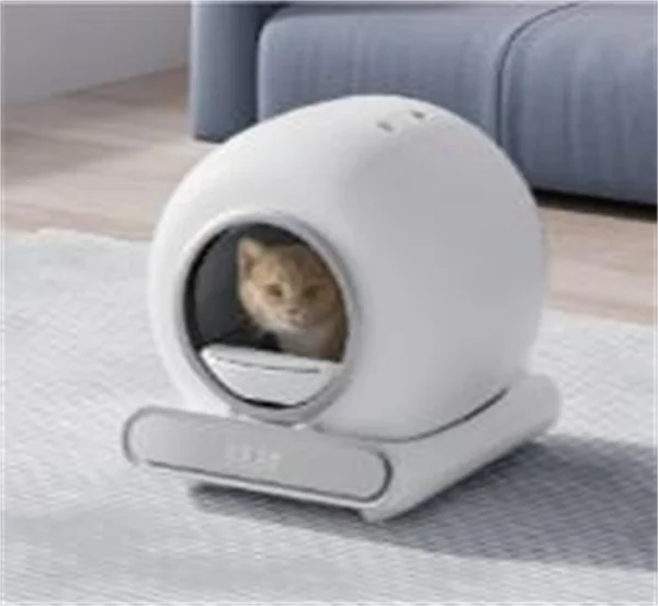 KFX-351635 Extra Large Fully Enclosed Automatic Smart Electric Cat Litter Box with Eco-Friendly Features