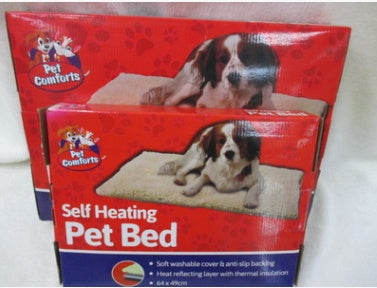 KFX-3516989 Warm Lamb Cashmere Pet Bed for Cats and Dogs - Self-Heating Kennel Mat