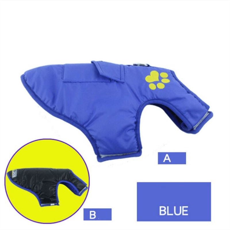 KFX-3522365 Cozy Winter Cotton Dog Coat with Adjustable Fit for Cold Weather