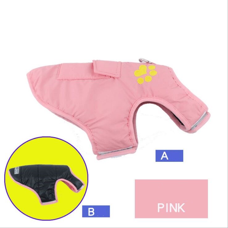 KFX-3522365 Cozy Winter Cotton Dog Coat with Adjustable Fit for Cold Weather