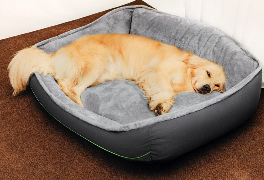 KFX-3522749 Universal Pet Nest - Removable & Washable, All-Season Cozy Bed in Gray (S, M, L, XL)
