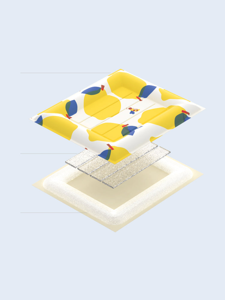 KFX-3524541 Cooling Dog Pad – Non-Sticky Gel Ice Pad for Pets - 550x660x50mm