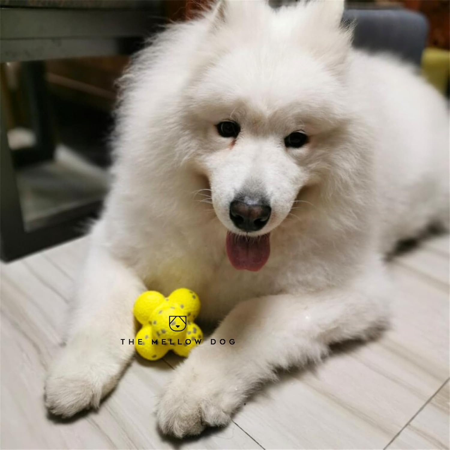 KFX-3525949 Calming Fetch Tennis Ball for Dogs - Soft, Lightweight Toy to Ease Anxiety and Promote Activity