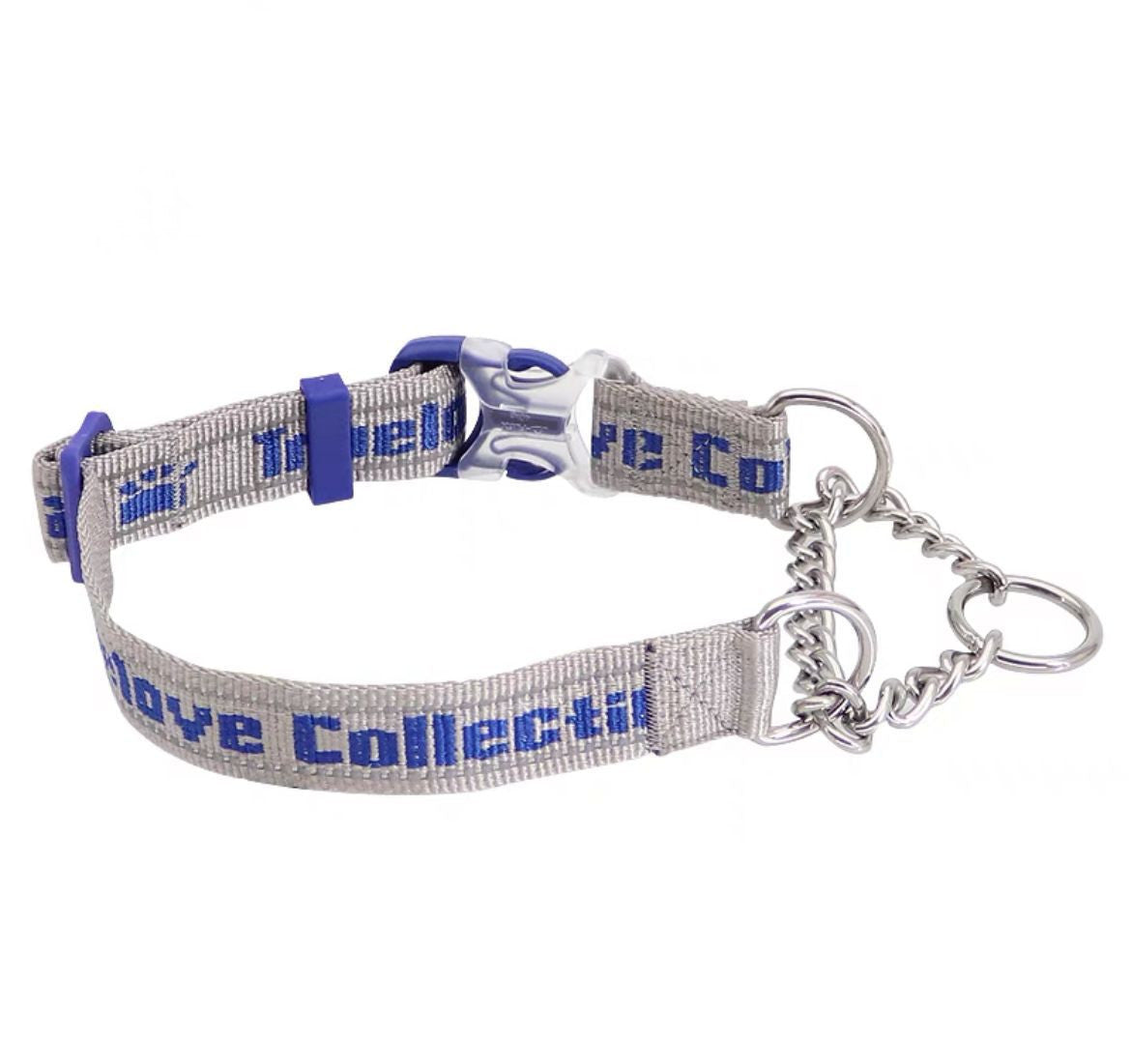 KFX-3530429 Reflective Explosion-Proof Chain Collar for Large, Medium, and Small Dogs - Durable 304 Stainless Steel