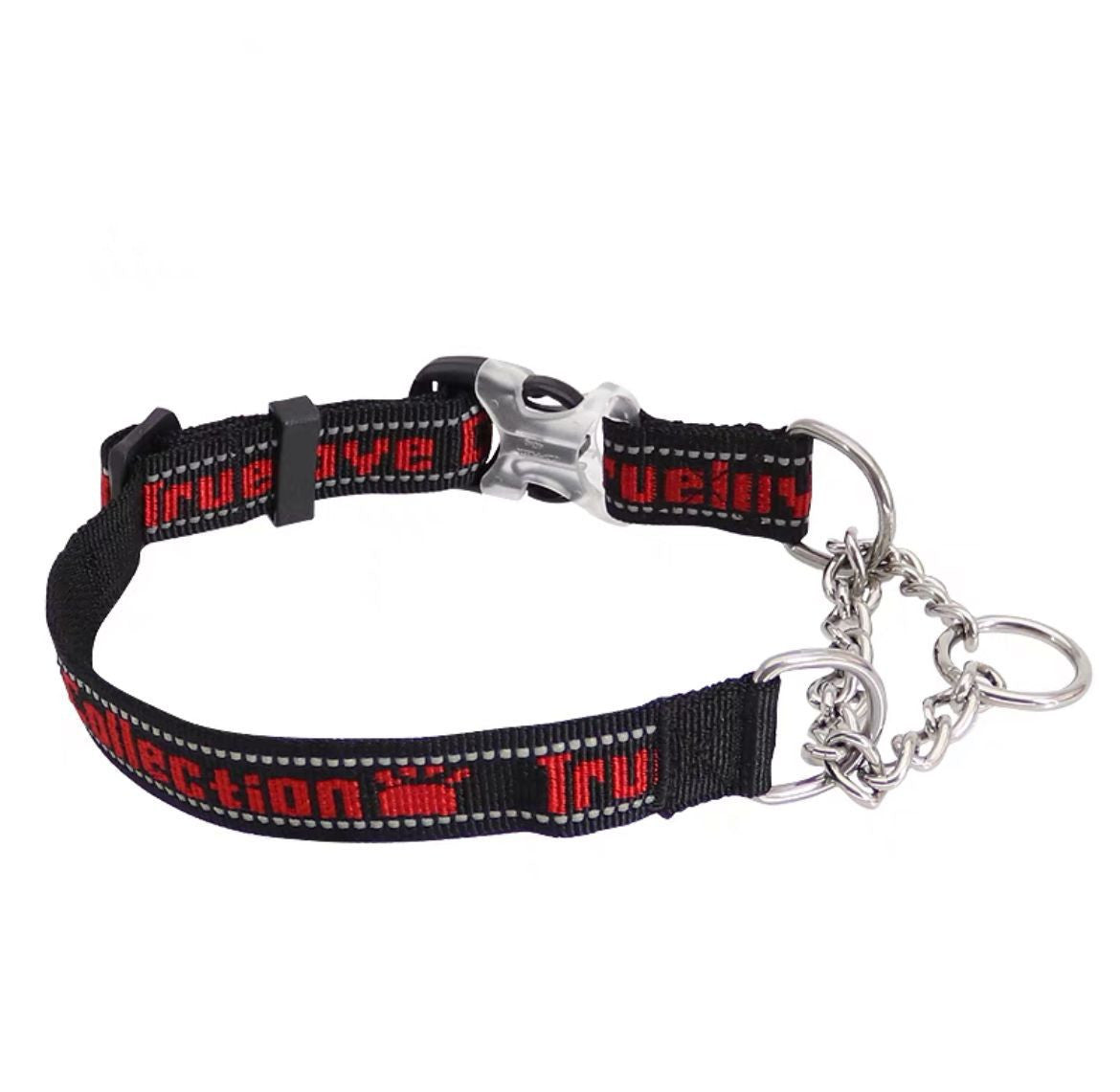 KFX-3530429 Reflective Explosion-Proof Chain Collar for Large, Medium, and Small Dogs - Durable 304 Stainless Steel