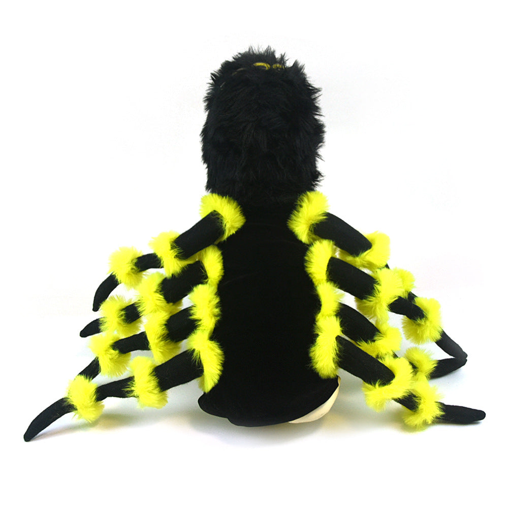 KFX-3532989 Spider Costume for Pets - Fun Polyester Outfit in Various Sizes for Halloween